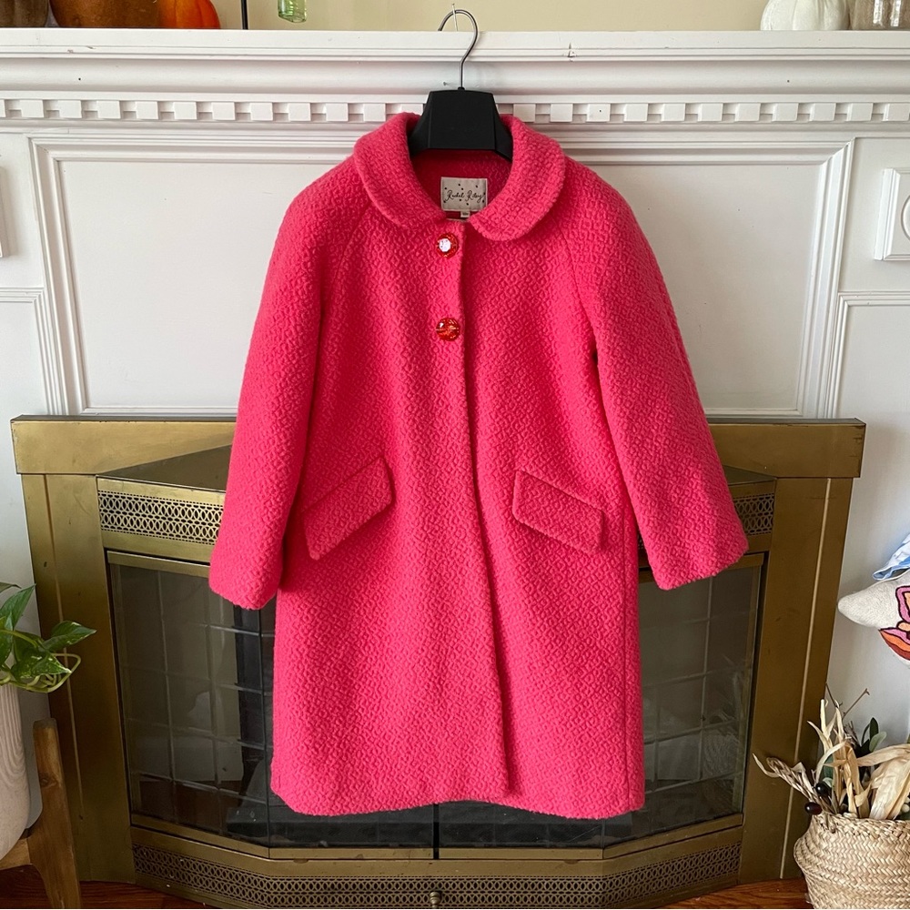 Girls Rachel Riley Wool Coat